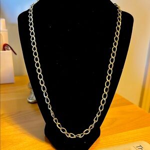 Sterling Silver 925 Oval Link Chain 24” 21 grams